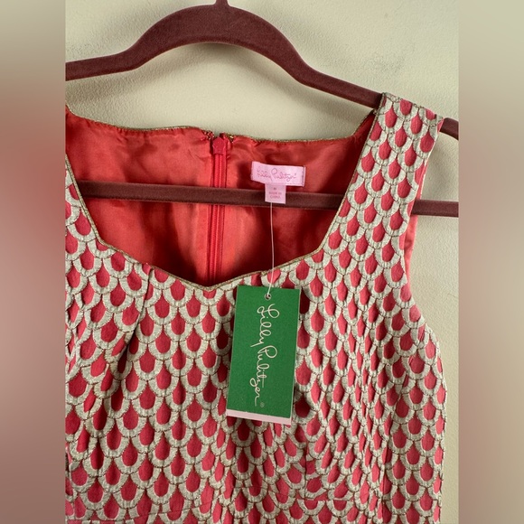 Lilly Pulitzer Adriana Dress in Island Coral
Scallop Jacquard - Picture 5 of 7